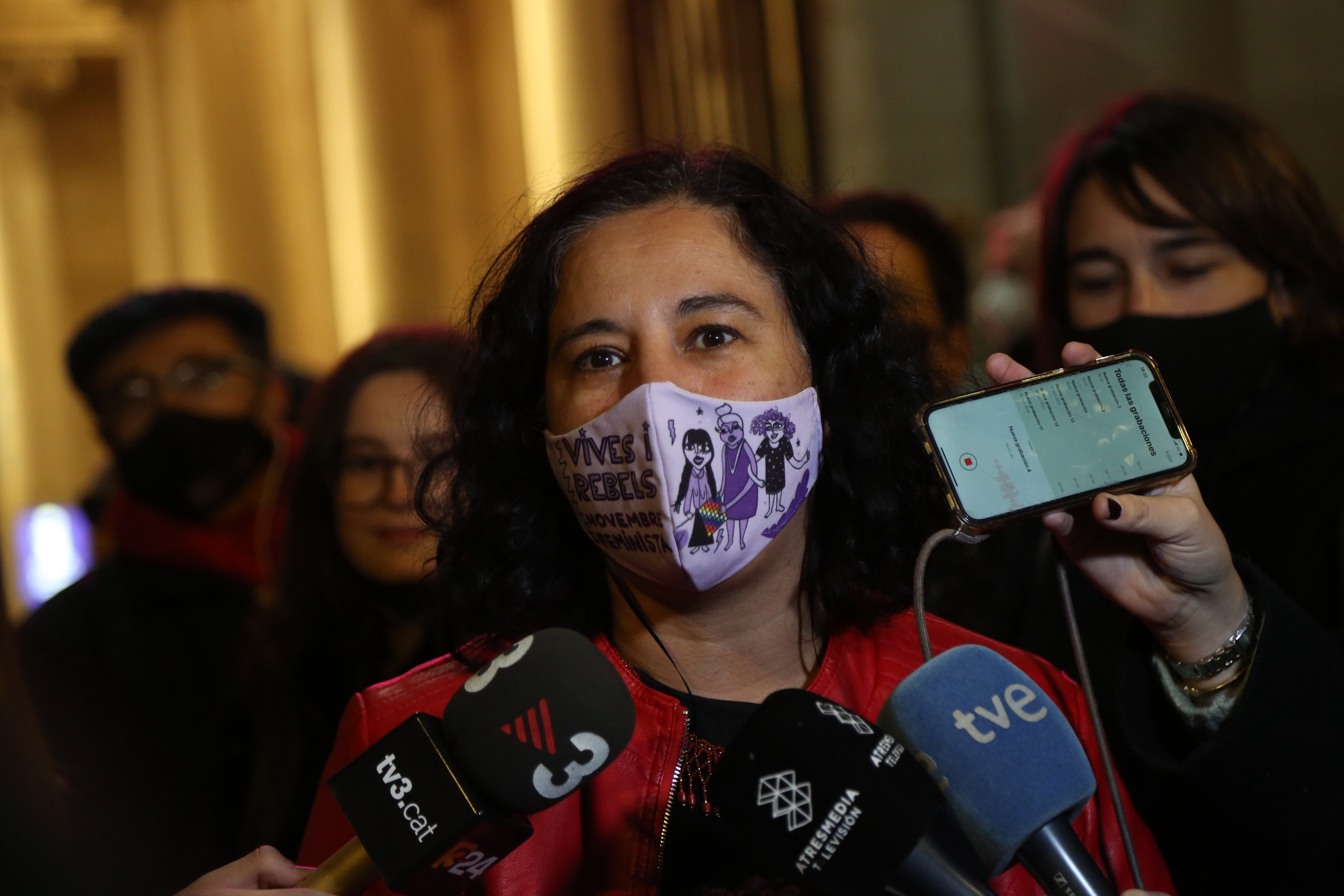 Susanna Segovia Comuns Manifestación 25N - Montse Giralt