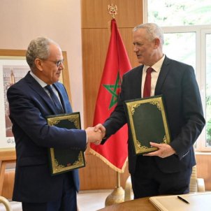 Ministro defensa Marruecos Israel Gantz