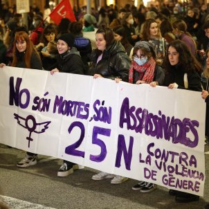 Ambiente manifestación 25N Montse Giralt