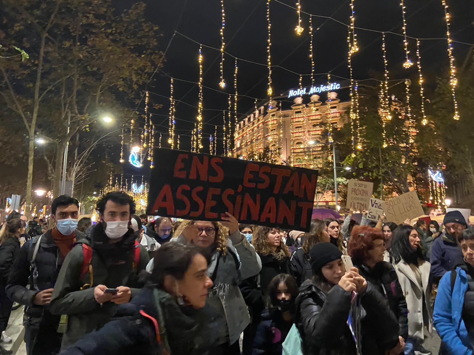 Manifestación 25N - Carme Rocamora