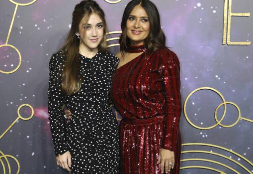 Valentina Paloma y Salma Hayek