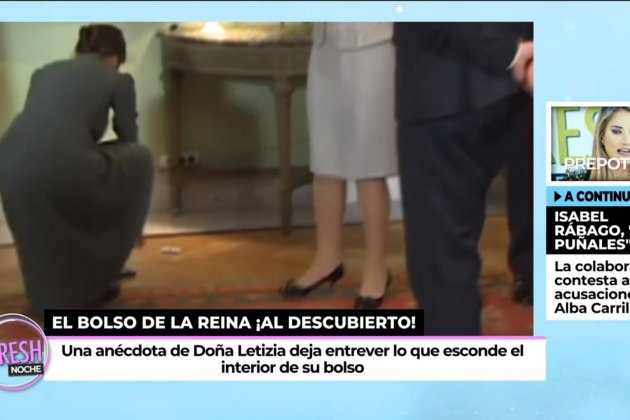 Letizia cierra labios Telecinco