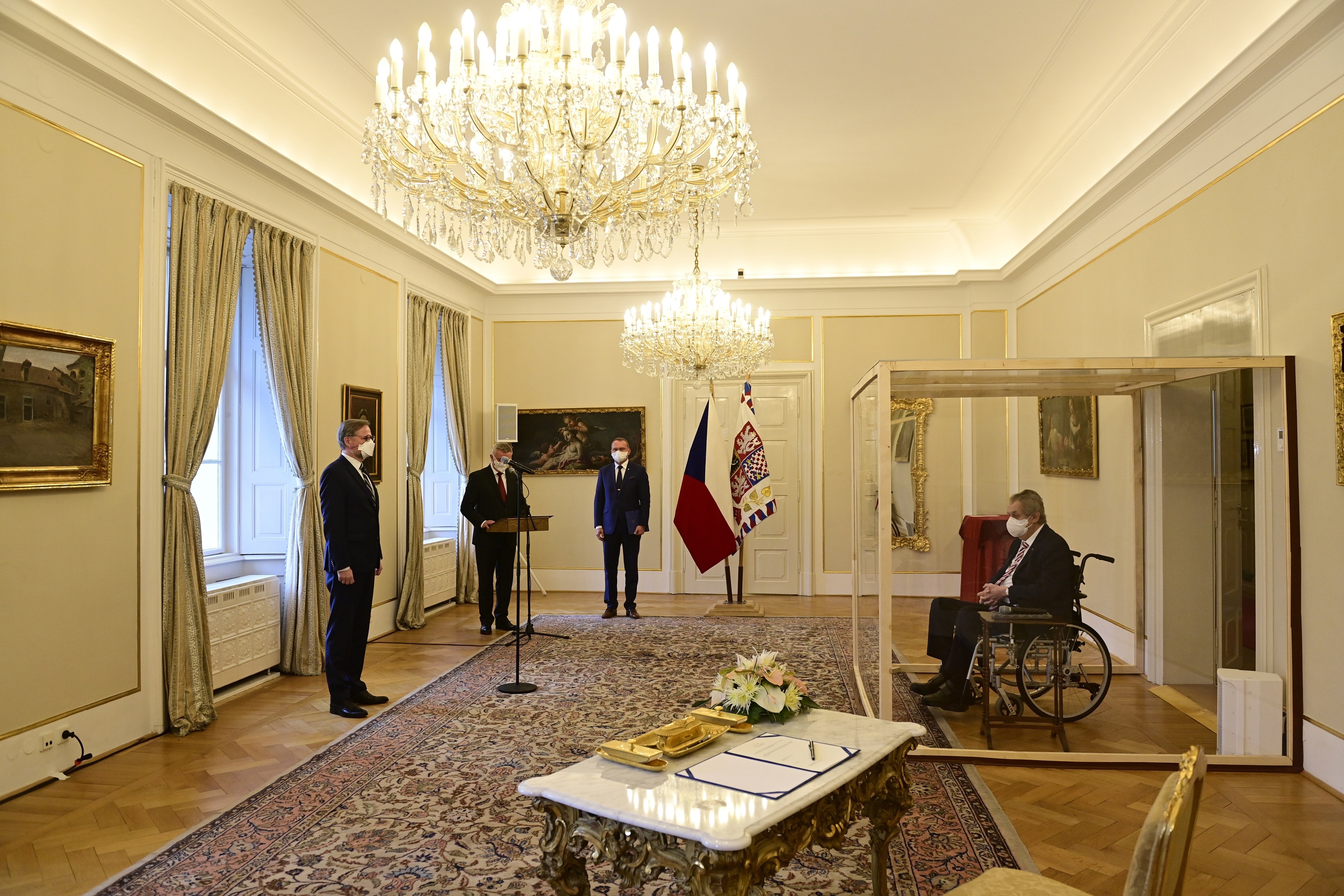 republica checa presidente milos zeman posesion primer ministro petr fiala coronavirus efe
