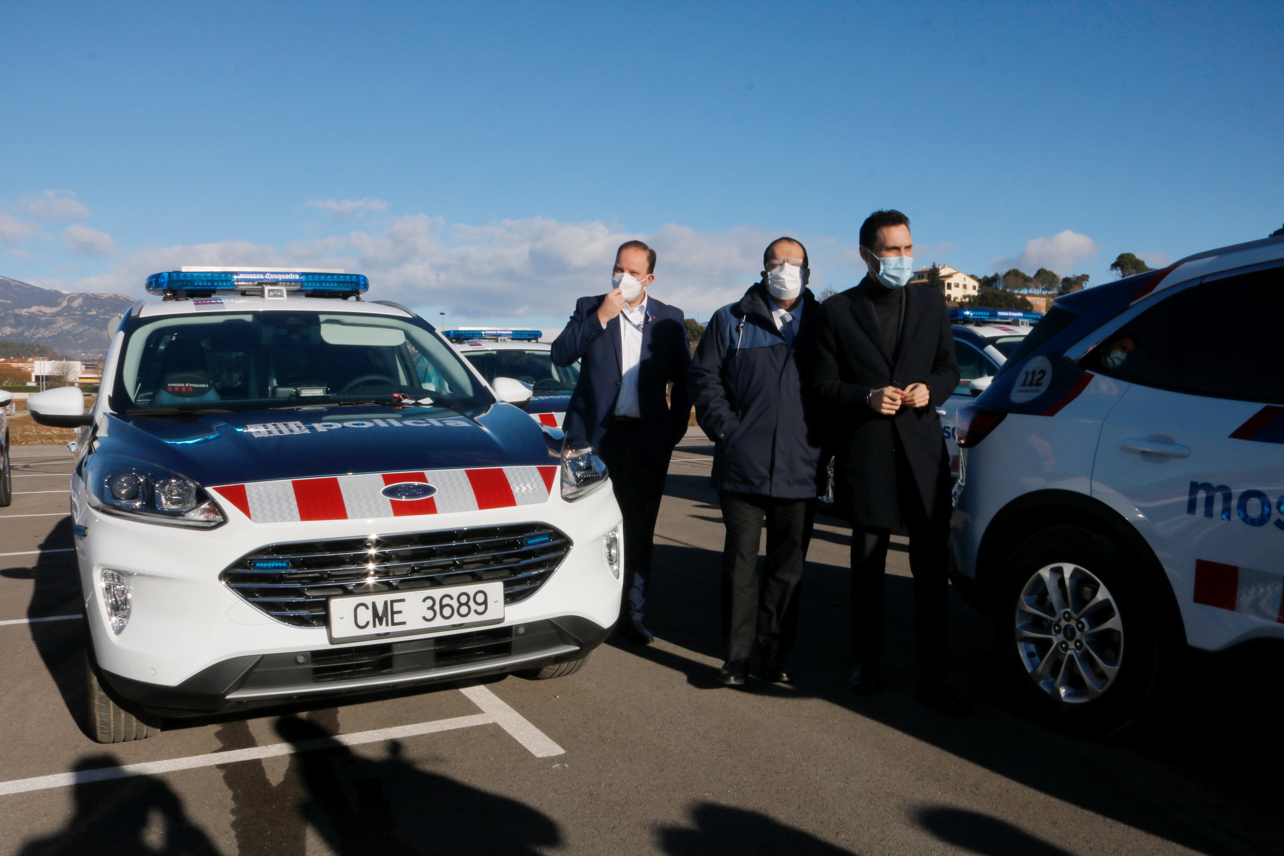 Los Mossos estrenan 40 vehículos híbridos: "Tenemos que dar ejemplo"
