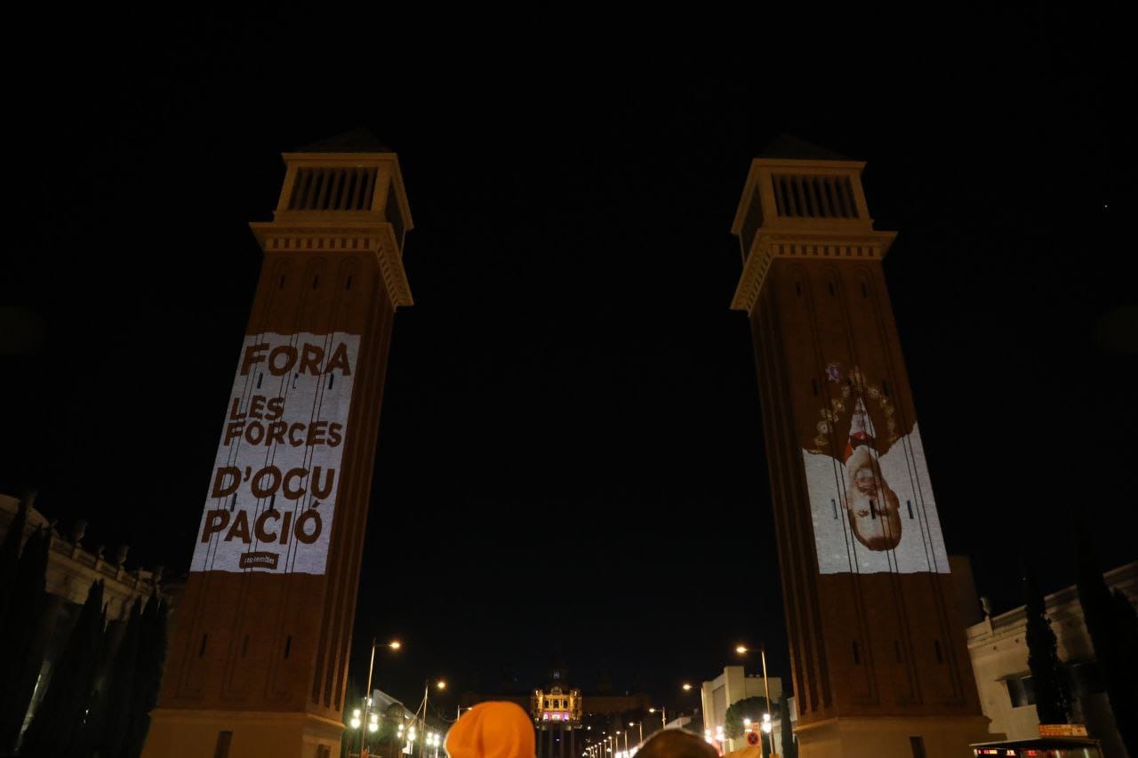 acción sorpresa anc contra visita felipe vi 29 noviembre 2021 - ANC