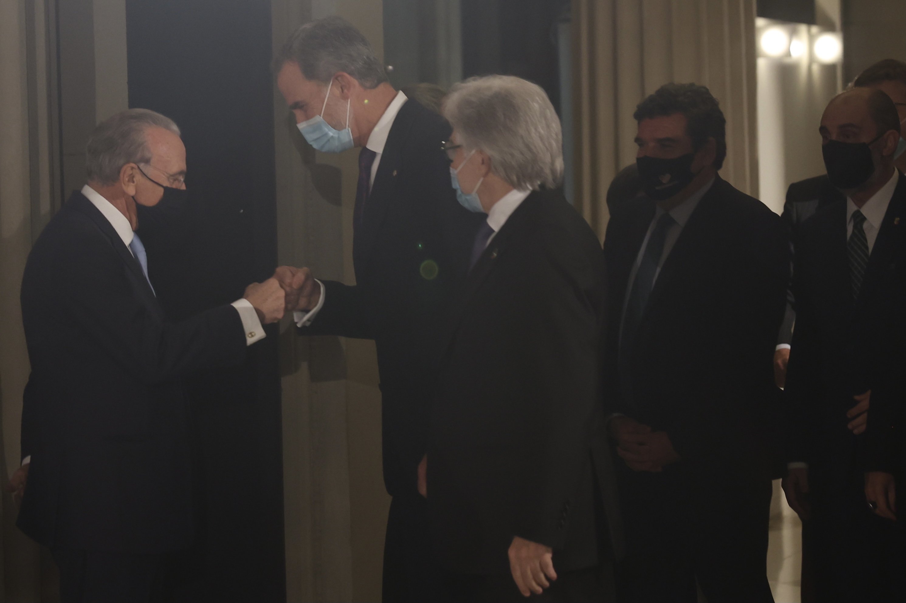 acto 250 aniversario fomento del trabajo felipe vino isidre fainé - sergi alcàzar