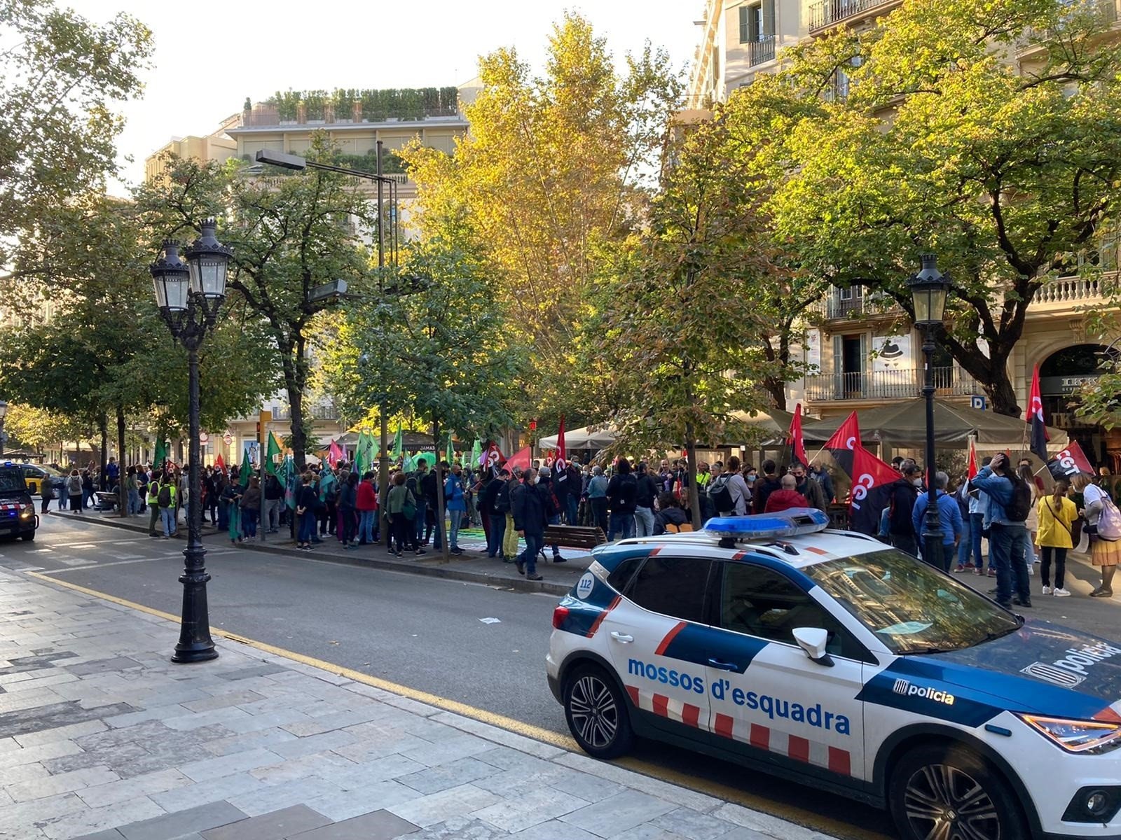 Els funcionaris catalans, convocats a la vaga d'aquest dimarts