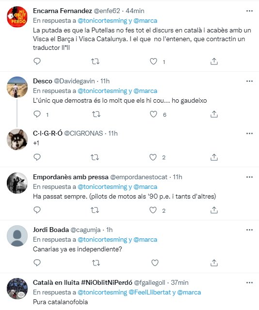 Catalanofobia Marca Balón de Oro Twitter