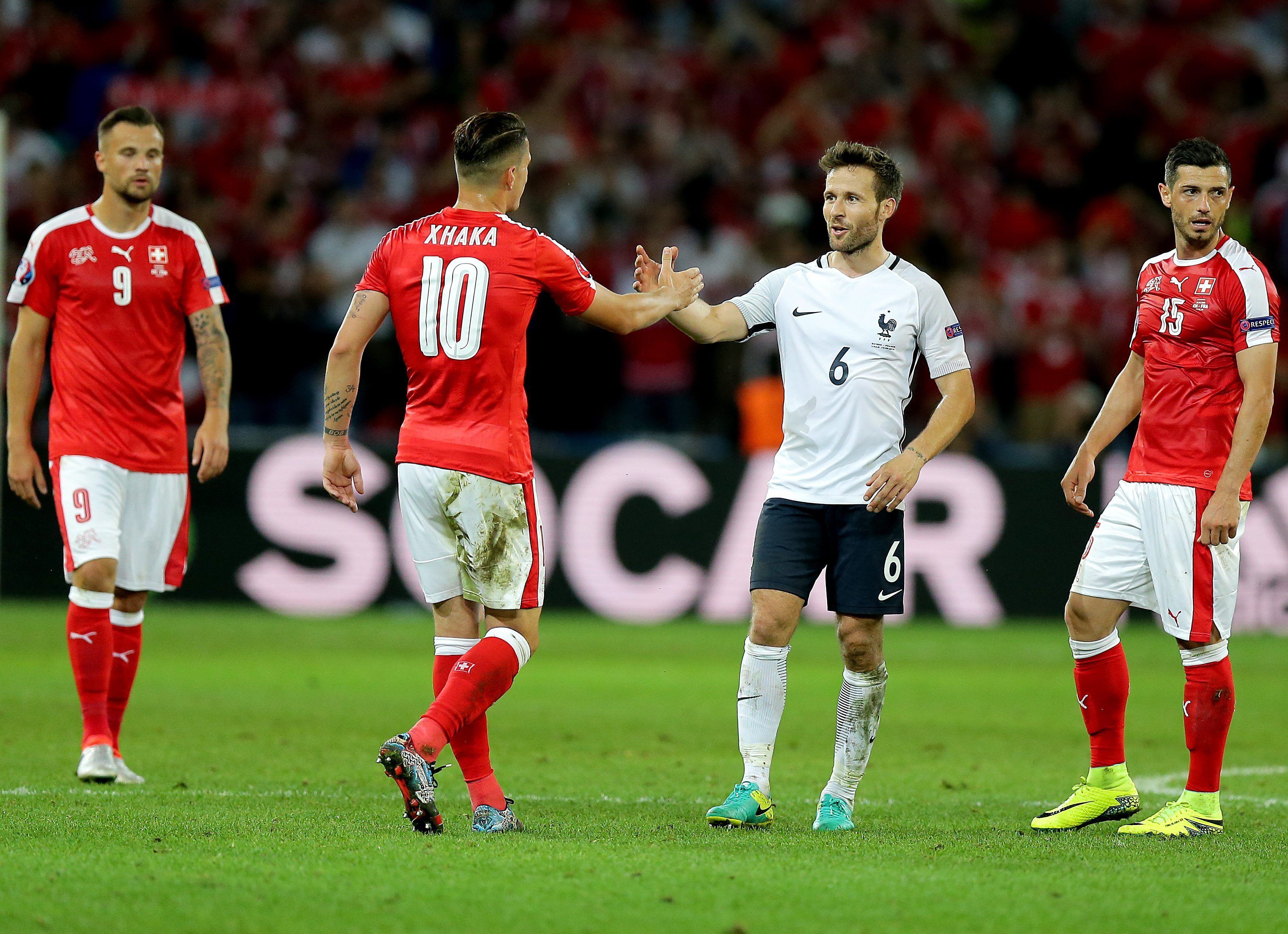 França i Suïssa, classificades per a vuitens (0-0)