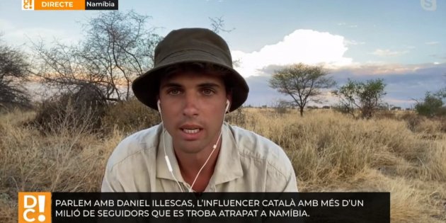 Daniel Illescas atrapado en Namibia 8tv