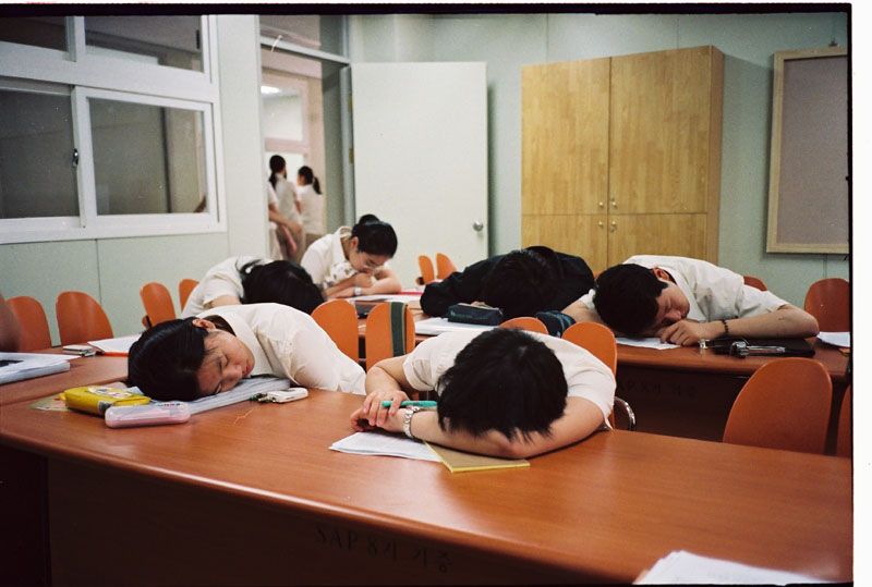 durmiendo en el trabajo