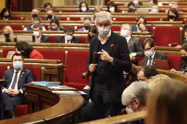 El consejero|conseller de Salud, Josep Maria Argimon, sesión de control, Lleno del Parlamento - Sergi Alcàzar