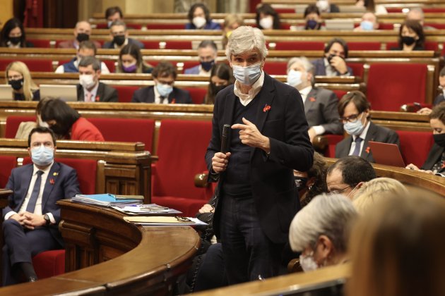 El conseller de Salut, Josep Maria Argimon, sesión de control, Ple del Parlament - Sergi Alcàzar