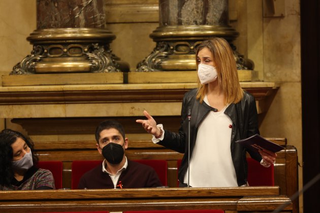 Jessica Albiach, sesión de control, Ple del Parlament - Sergi Alcàzar