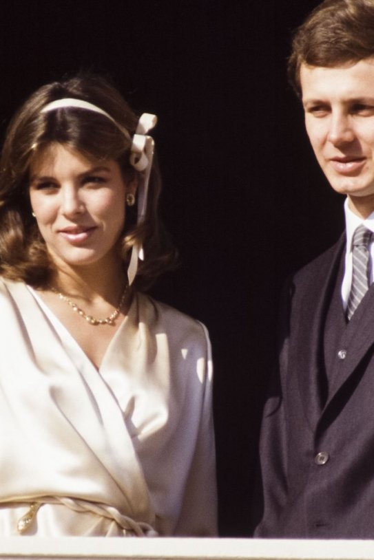 Carolina de Mónaco en su boda