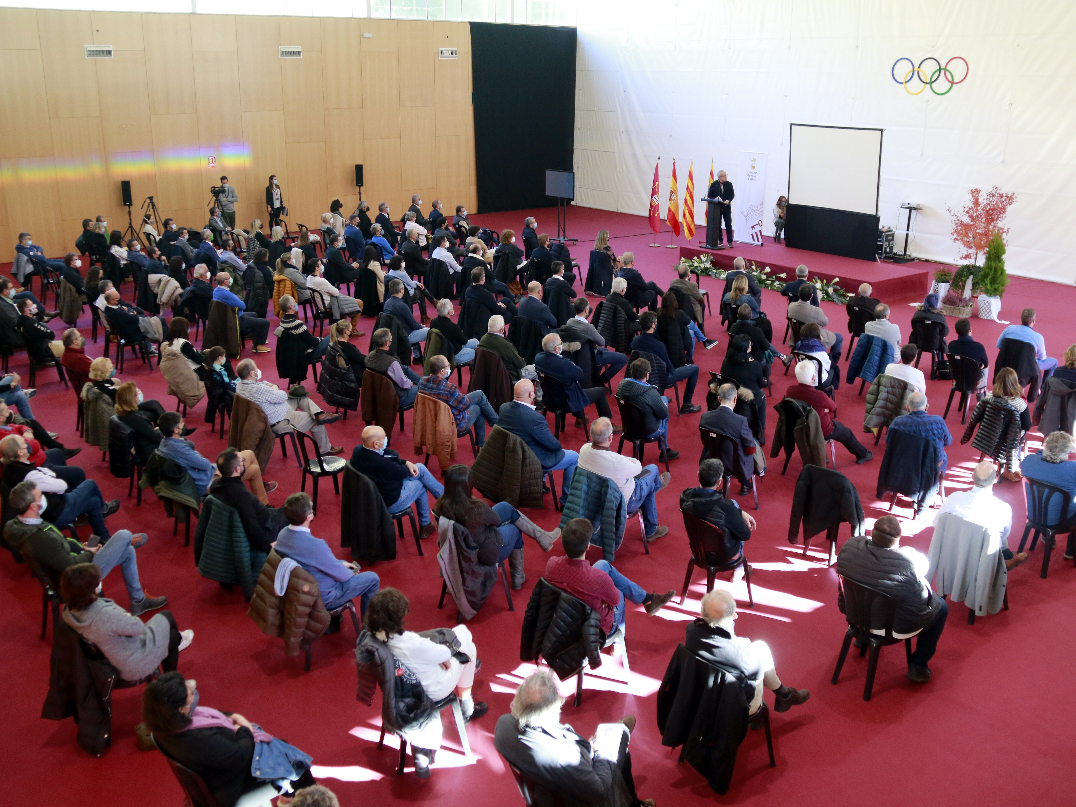 70 municipios de Catalunya y Aragón firman un texto de apoyo a los Juegos de Invierno