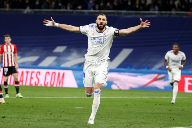 Benzema Gol Reial Madrid Athletic Club Lliga Santander EFE