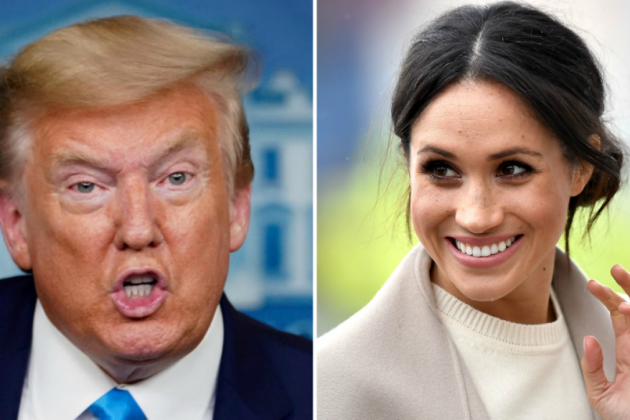 Donald Trump y Meghan Markle