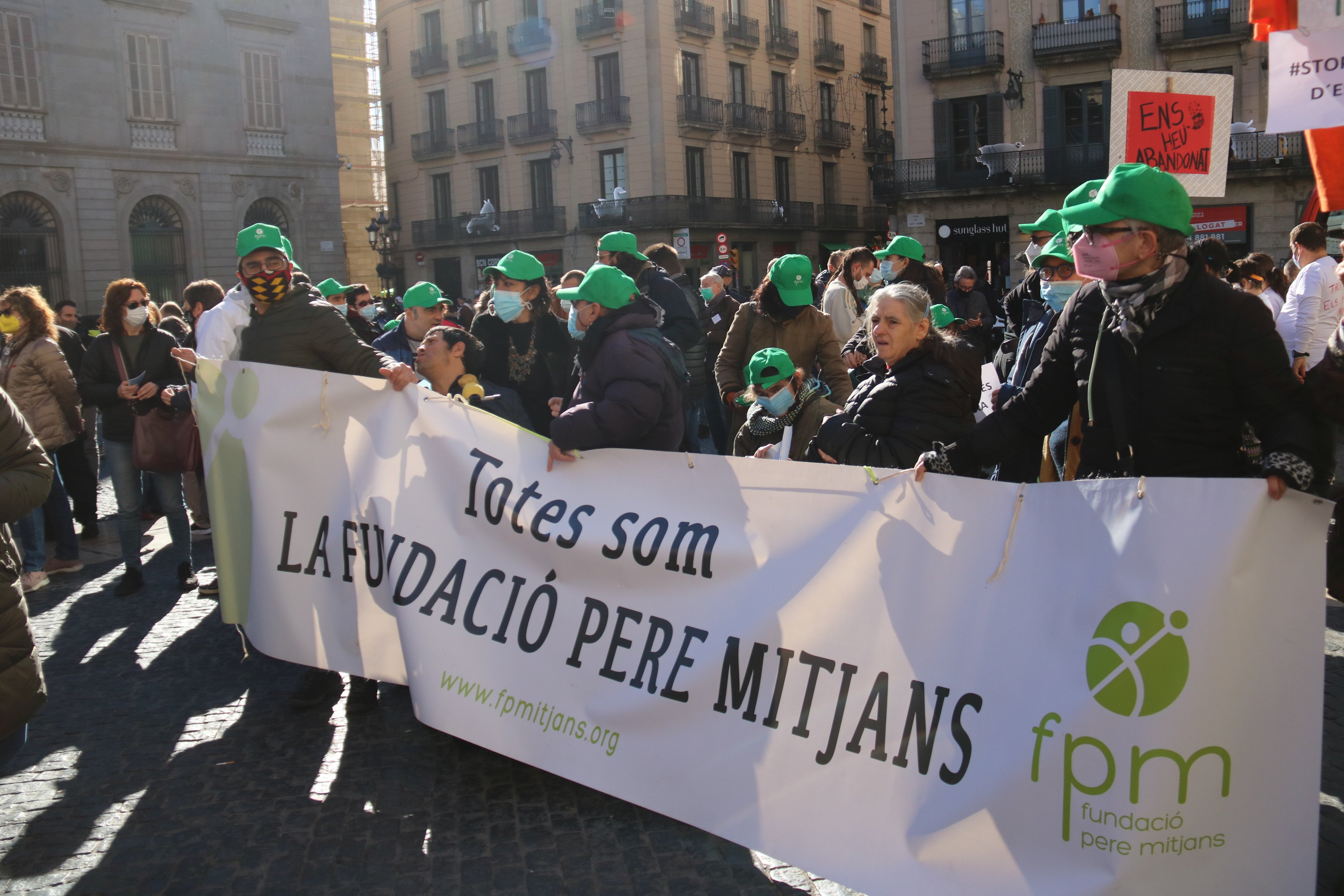 manifestación Dis Discapacitat Intelectual Barcelona ACN