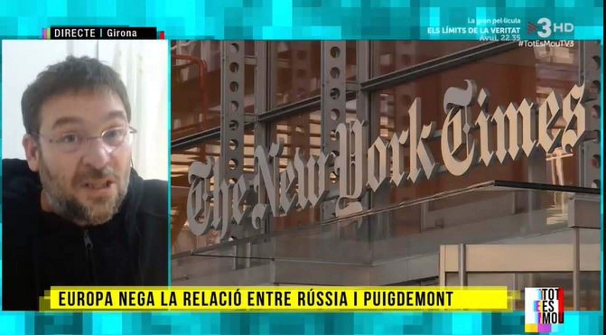 Fachin al 'New York Times" per Puigdemont: "No els demano fonts, sinó quin informe"
