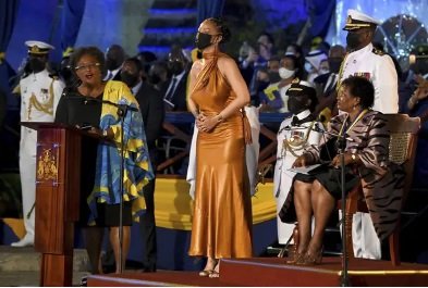 Rihanna en la cerimònia