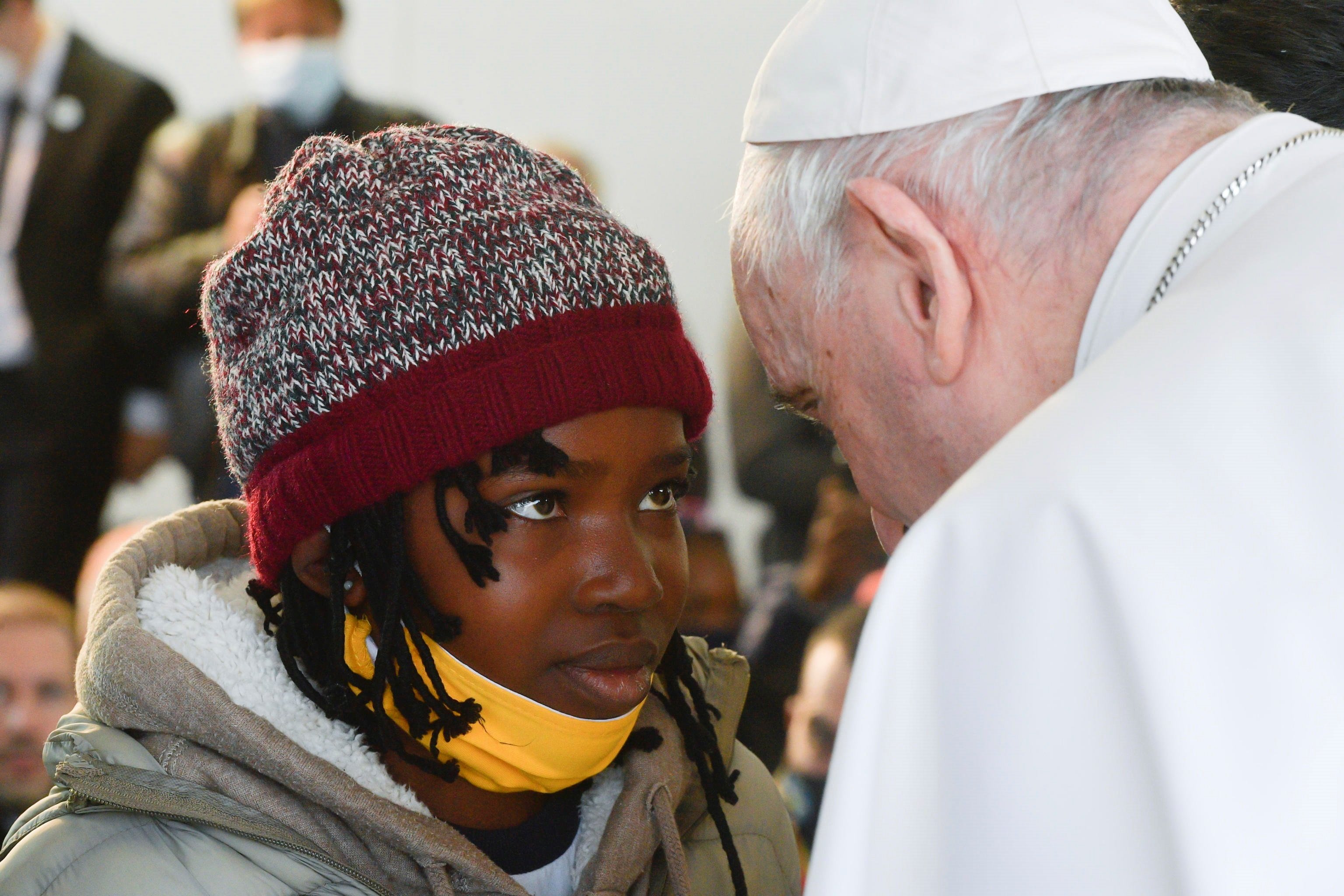 Papa Francisco refugiada Lesbos 