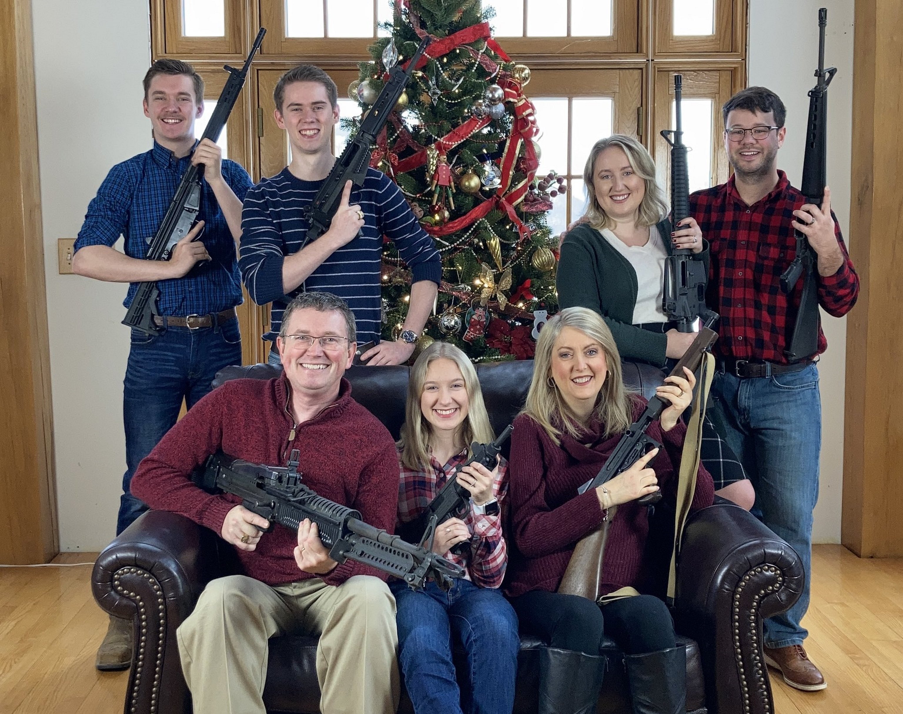 La polémica felicitación de Navidad de un congresista republicano de los Estados Unidos