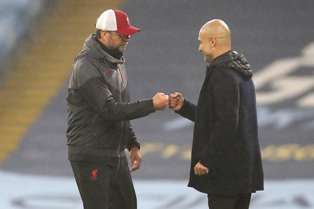 jurgen klopp pep guardiola liverpool manchester city europa press jurgen klopp pep guardiola liverpool manchester city europa press