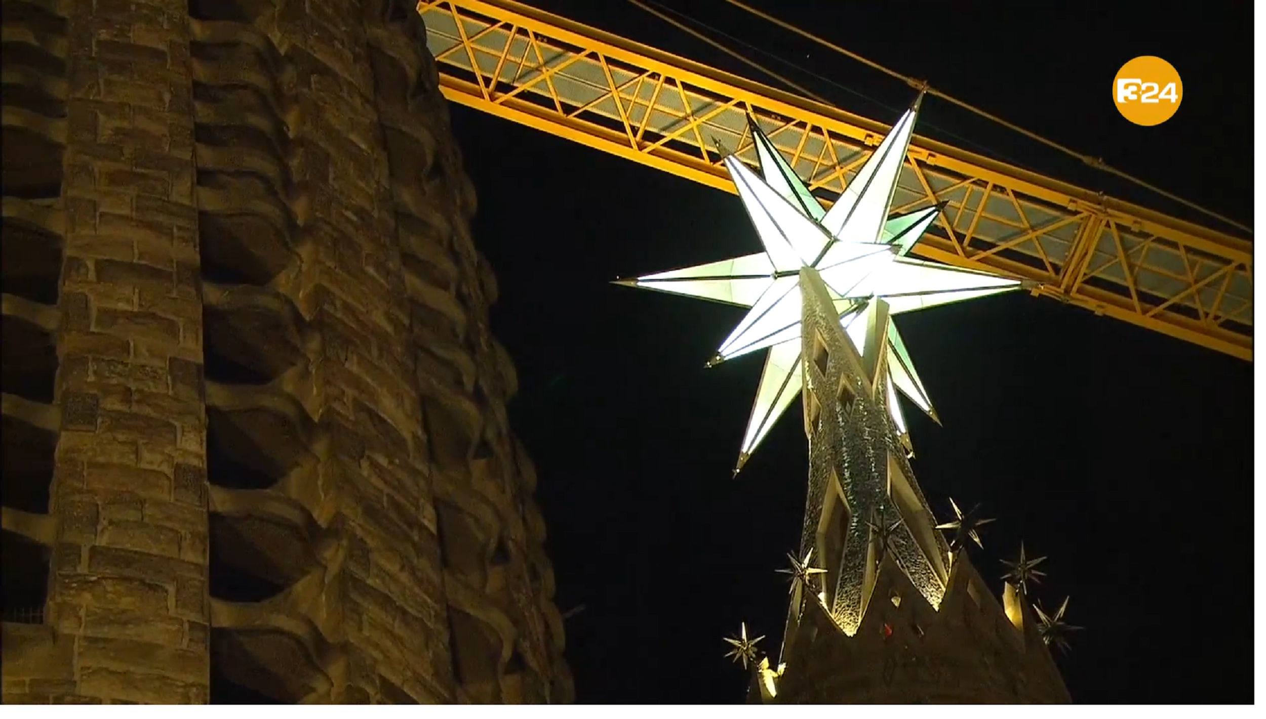 L’estel de la Sagrada Família brillarà cada dia a partir del 24 de febrer