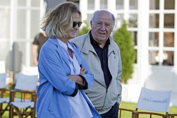 Flora Pérez i Amancio Ortega : EFE