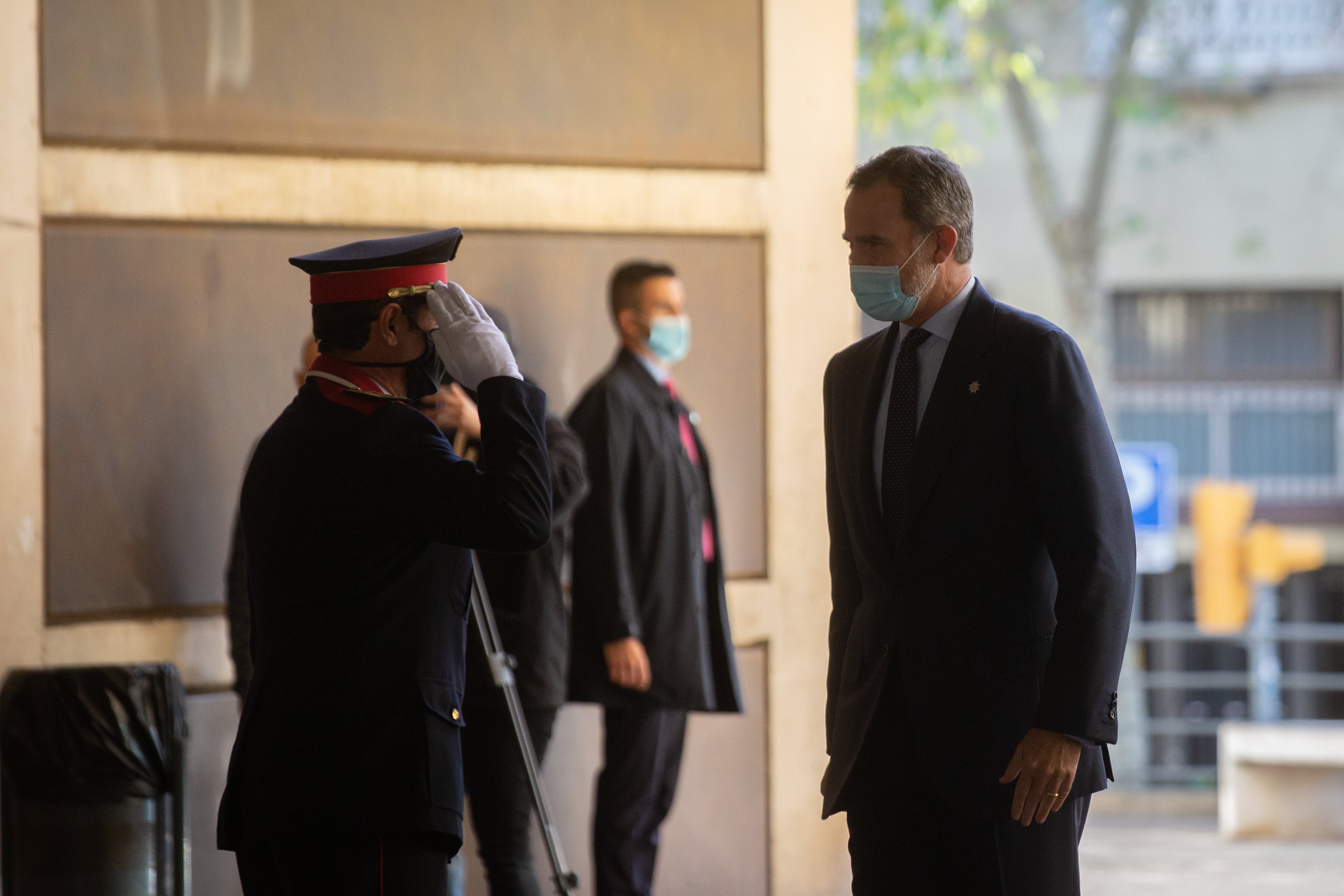 Josep Lluís Trapero / Felipe VI / David Zorrakino / EP