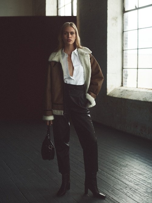Jaqueta d'aviador de Massimo Dutti