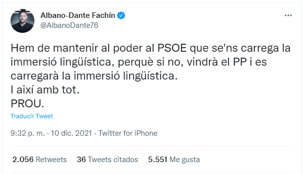 Tweet Fachin