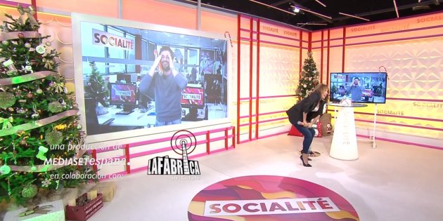 María Patiño despedida confetti Socialité Telecinco