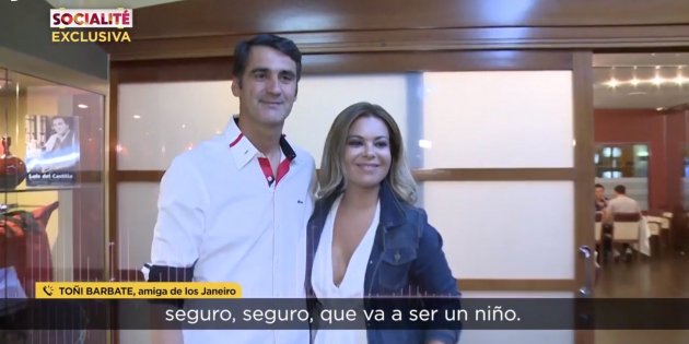 Jesulín y María José Campanario sexo bebé Telecinco