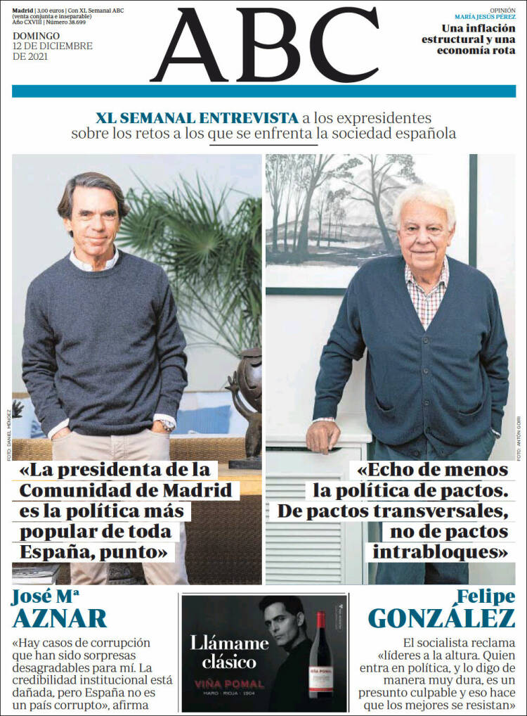 portada abc 12 diciembre 2021