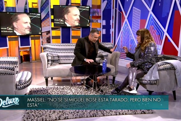 Jorge Javier Vázquez enfadat amb Massiel Deluxe Telecinco