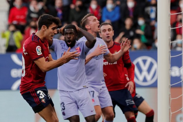 umtiti luuk de jong osasuna barça efe