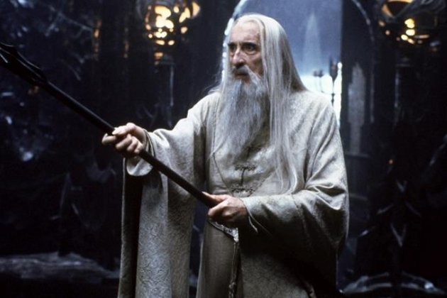 la comunidad del anillo de la gran pantalla christopher lee)