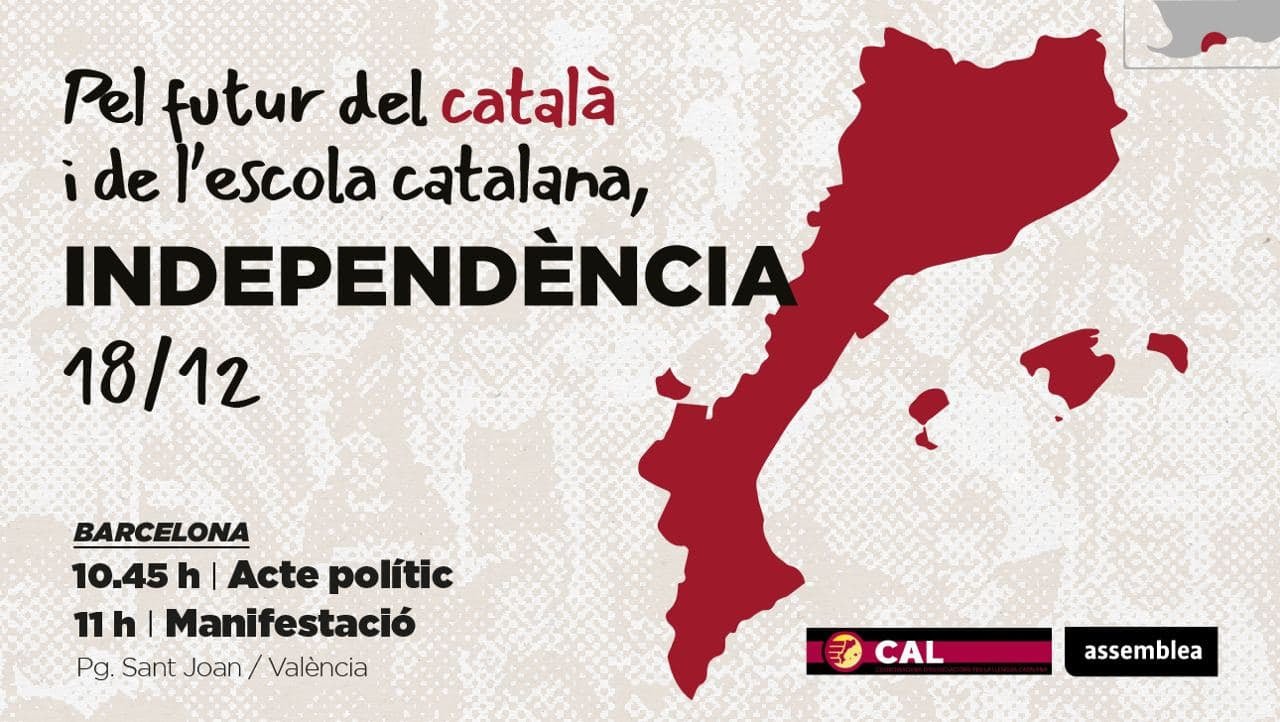 Cartell ACN manifestació Somescola