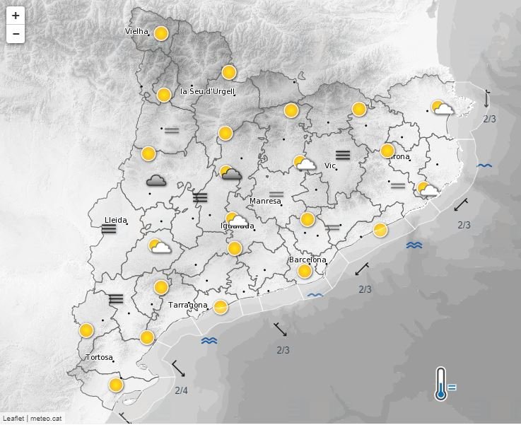 Prediccion 14 diciembre Meteocat