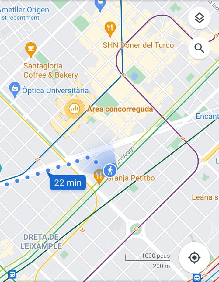 google maps aglomeraciones