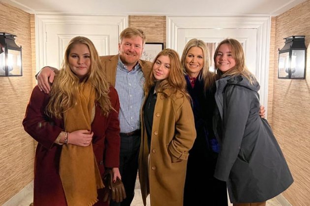 Alexia y la familia real holandesa