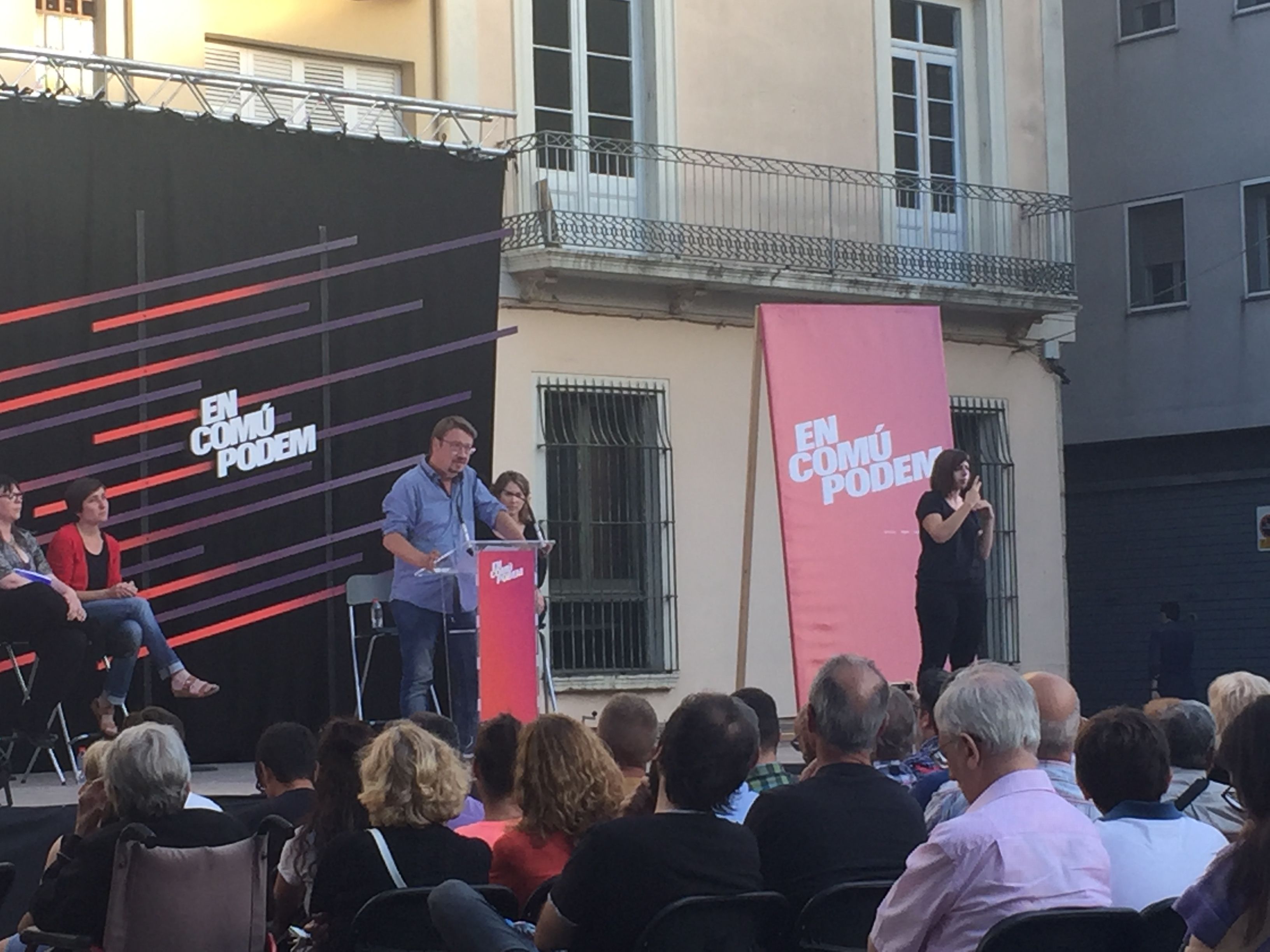 Domènech anima a conseguir el segundo diputado por Girona