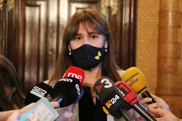 La presidenta del Parlament, Laura Borràs, declaraciones condena e inhabilitación Pau Juvillà - ACN