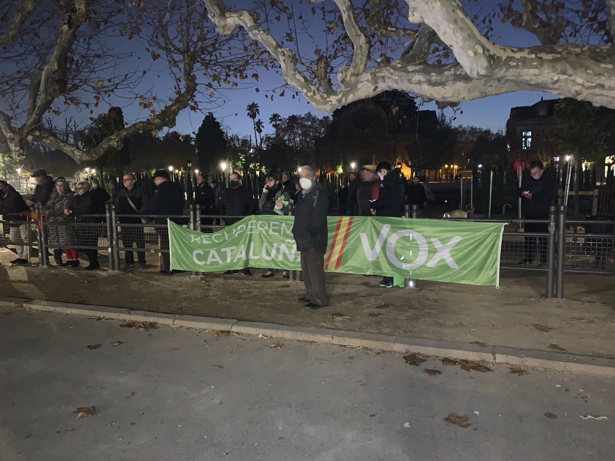 vox manifestacion parlament -  marc gonzalez