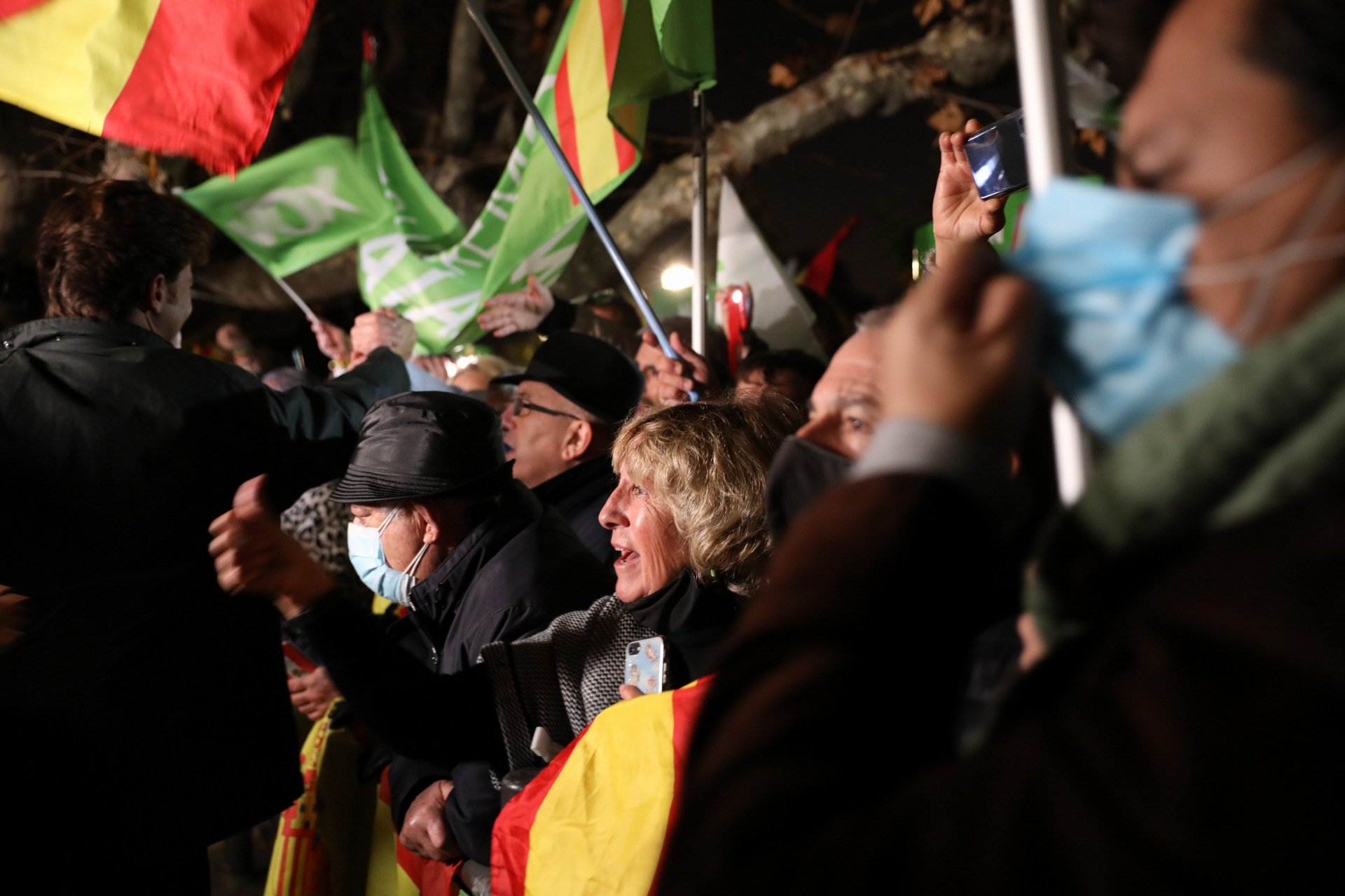 Manifestacion vox Parlament - Eva Parey