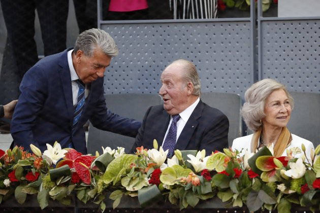 Manolo Santana, Juan Carlos y Sofía GTRES