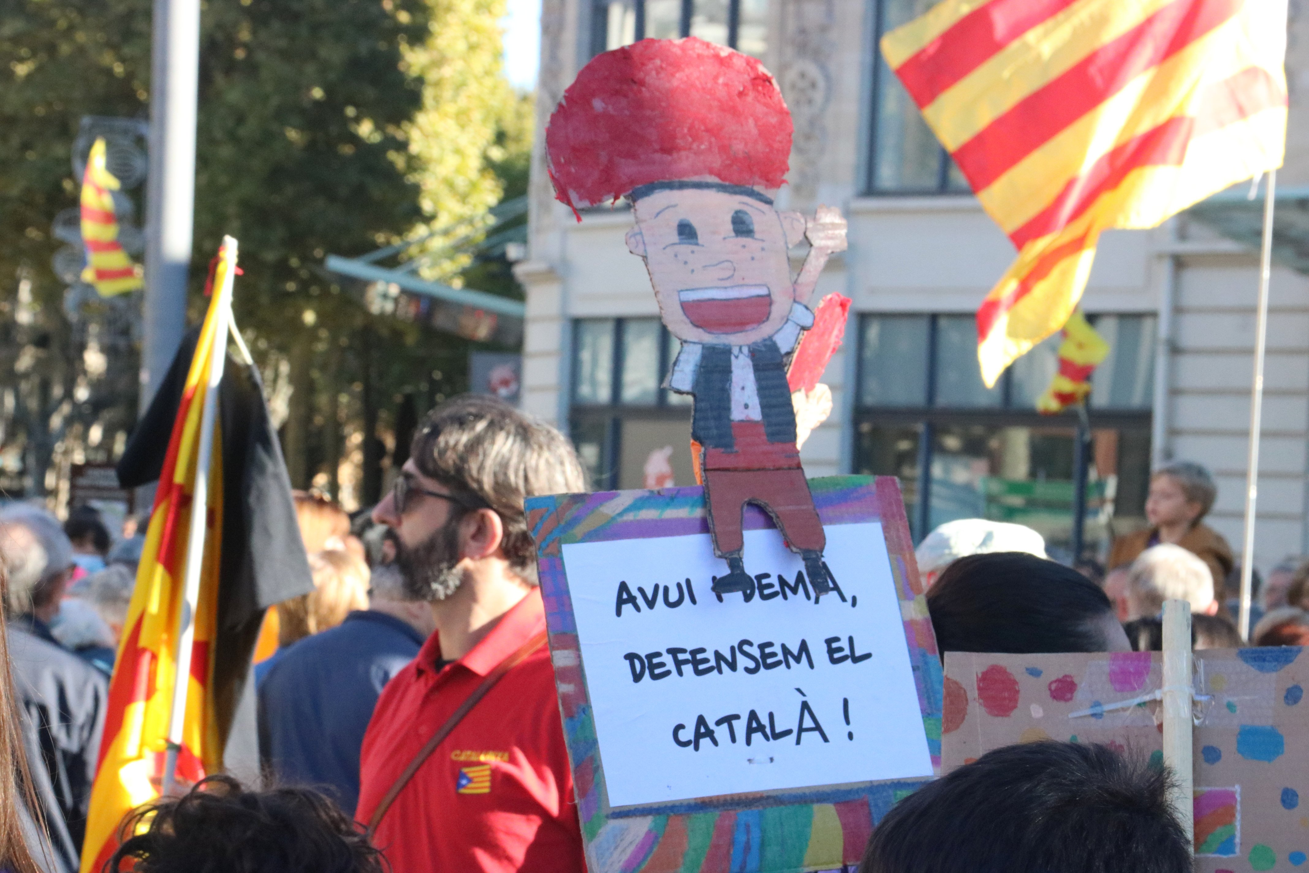Manifestación por la escuela en catalán La Bressola   ACN