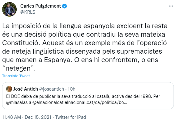 BOE puigdemont BOE puigdemont